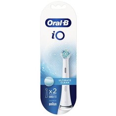 Набор насадок Oral-B iO Ultimate Clean для электрической щетки, белый, 2 шт.