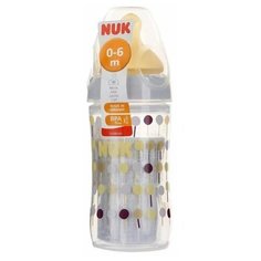 Бутылочка Nuk First Choice New Classic 10743595 пластик 150 мл латексная соска М