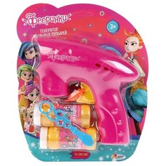 Пистолет для пускания мыльных пузырей Играем вместе Фееринки розовый/оранжевый