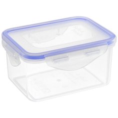 ТЕК.А.ТЕК Контейнер пищевой SF3-1, 10.8x15.1 см, прозрачный/синий