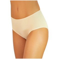 Alla Buone Трусы слипы высокой посадки, размер 4XL(56), nude