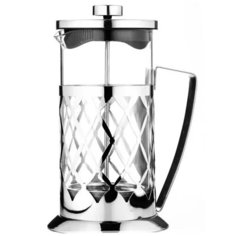 HOFFMANN / Френч-пресс для заварки кофе и чая HM-12300, 1000 мл / Френч-пресс стеклянный / Чайник заварочный / Френч-пресс чайник, стальной / Колба для френч пресса из стекла