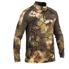 ДЖЕМПЕР муж. ДЛЯ ОХОТЫ БЕСШУМНЫЙ "ДЫШАЩИЙ" камуфляжный 500 FURTIV, размер: XXL, цвет: Камуфляж/Антрацитовый Серый SOLOGNAC Х Декатлон Decathlon