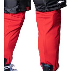Гамаши хоккейные взрослые OROKS OROKS Х Decathlon Рубиновый/Белоснежный