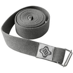 Лента–эспандер для йоги из биохлопка серая KIMJALY X Декатлон Decathlon
