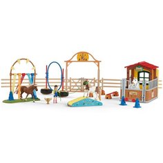 Schleich Игровой набор "Прыжки в конюшне"