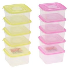 ПОЛИМЕРБЫТ Набор контейнеров Каскад 46л 5шт