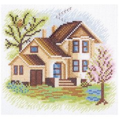 Klart Набор для вышивания Дом на Вишневой улице 16 x 15 см (8-254)