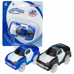 Машинка 1Toy Гибкий трек, Патрульная, с 5 лампами, 1 шт