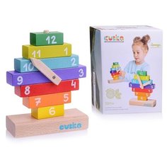 Пирамидка-конструктор Cubika "Часы" (14354)