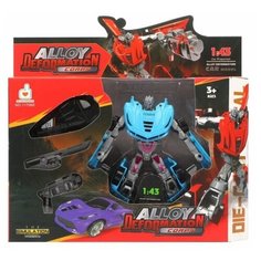 Трансформер Наша Игрушка Робот-машина, оружие 2 штуки, коробка (11706E)