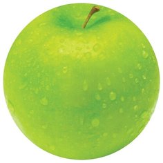 Коврик для мыши Fellowes Яблоко, пластик, нескользящее основание, трехслойная технология Brite (CRC58807)