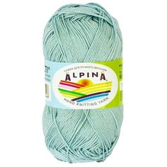 Пряжа Alpina Sati, 100% мерсеризованный хлопок, 10*50 г, 170 м+-10 м, №063, светло-бирюзовый