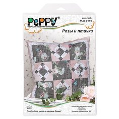 Набор для шитья Peppy Панно, Розы и птички (PLW-0110)