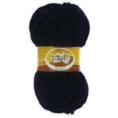 Пряжа Adelia Rada, 100% акрил, 10*100 г, 80 м+-4 м, №024, темно-синий