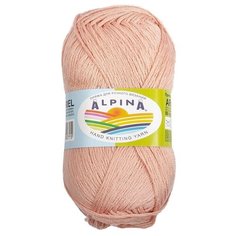 Пряжа Alpina Ariel, 98% акрил, 2% пайетки, 10*50 г, 150 м+-10 м, 06, розово-бежевый