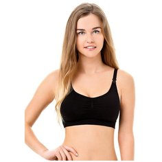 Бюстгальтер послеродовой ФЭСТ бесшовный, размер: 75-D, черный (Б-294чер)