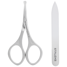 STALEKS Staleks, BEAUTY & CARE 10 TYPE 7 - набор маникюрный (ножницы детские матовые + пилка)