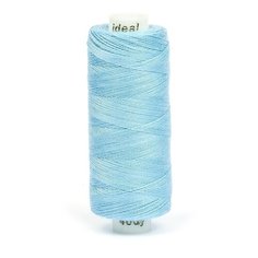 Нитки бытовые IDEAL 40/2 366м 100% п/э, цв.344 голубой
