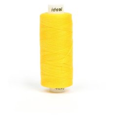 Нитки бытовые IDEAL 40/2 366м 100% п/э, цв.132 желтый