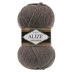Пряжа Alize Lanagold (Ланаголд) 240 светло-коричневый 49% шерсть, 51% акрил 100г 240м 5шт