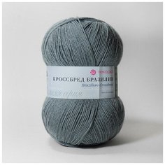 Пряжа Пехорка Кроссбред Бразилии 490 самшит 50% мериносовая шерсть, 50% акрил 490м 100г 5шт