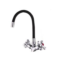 Смеситель для кухни Viko V-2728 хром/черный