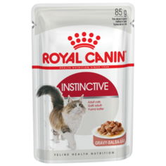 Royal Canin Instinctive 85г Влажный корм для кошек профилактика избыточного веса, профилактика МКБ (кусочки в соусе) 24 шт