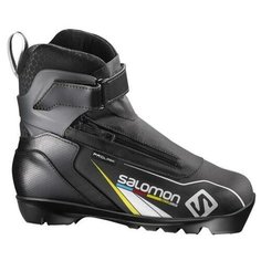 Лыжные ботинки Salomon Combi Junior Prolink 399210 NNN (черный/желтый) 2017-2018 38,5 RU