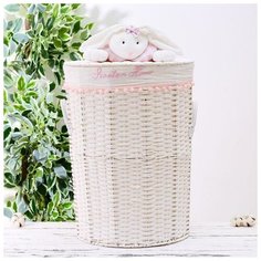 Доляна Корзина универсальная плетёная с крышкой Доляна Sweet Home, 49×49×54 см