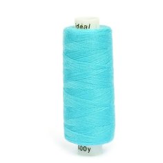Нитки бытовые IDEAL 40/2 366м 100% п/э, цв.323 голубой