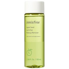 Innisfree Очищающее средство для снятия макияжа с губ и глаз с экстрактом семян яблока 100 мл, Apple Seed Lip & Eye Makeup Remover.