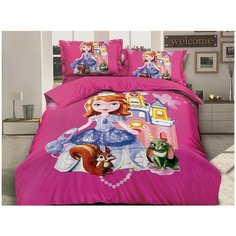 Детский комплект постельного белья Lorida София прекрасная, модель B, Сатин, 1,5 спальный