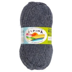 Пряжа Alpina Roland, 100% альпака, 4*50 г, 200 м+-10 м, №26, серый
