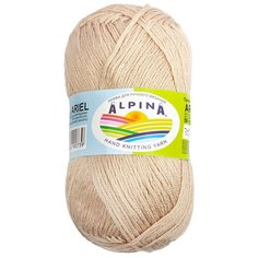 Пряжа Alpina Ariel, 98% акрил, 2% пайетки, 10*50 г, 150 м+-10 м, 05, светло-бежевый