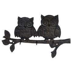 Вешалка декоративная "совы" 3 крючка 27,5*18*3 СМ (1/2) "BLUMEN HAUS"