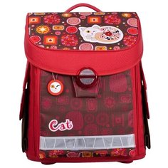 Ранец Hatber Premium "Cat" 36*30*16 см, 2 отделения, 2 кармана, анатомическая спинка (NRk_06001)