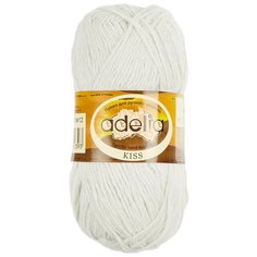 Пряжа Adelia Kiss, 100% полиэстер, 10*50 г, 145 м+-7 м, №09, молочный