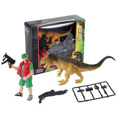 Набор фигурок BeBoy "Сафари Парк", с солдатиком, динозавром и оружием, в коробке (IT106364)