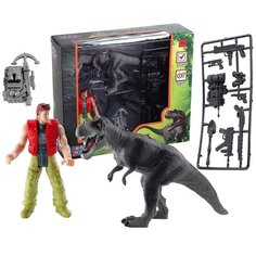 Набор фигурок BeBoy "Сафари Парк", с солдатиком, динозавром и снаряжением, в коробке (IT106365)