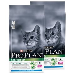 Сухой корм для стерилизованных кошек Pro Plan Sterilised OPTIRenal, с кроликом 3 кг