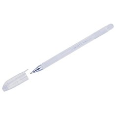 CROWN Набор гелевых ручек Hi-Jell Pastel, 0,8 мм, 12 шт. HJR-500P, белый цвет чернил