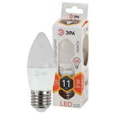Лампа светодиодная ЭРА LED B35-11W-827-E27 (диод, свеча, 11Вт, тепл, E27) ERA