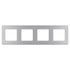 Legrand INSPIRIA Алюминий Рамка - 4 поста