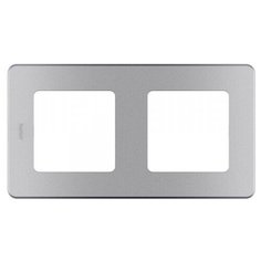 Legrand INSPIRIA Алюминий Рамка - 2 поста