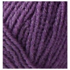 Пряжа для вязания ПЕХ Рельефная (43% меринос, 43% ПАН, 14% ПА) 5х50г/135м цв.179 фиалка Пехорка ПЕХ.РЕЛ.179