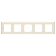 Legrand INSPIRIA Слоновая кость Рамка - 5 постов
