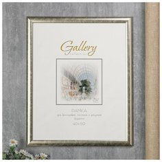 Фоторамка пластик Gallery 40х50 см 221 серебро 5068703 Сима ленд