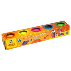 Масса для лепки Мульти-Пульти Енот на Луне 5 цветов (ТЛ_16735)