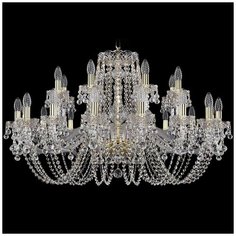 Люстра Bohemia Art Classic 11.26.16+8.360.Gd.B, E14, 960 Вт